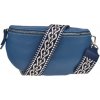 NovaKabelka.sk Reni Grande Blu s prídavným popruhom IV kožená talianska crossbody kabelka modrá NovaKabelka.sk Reni Grande Blu s prídavným popruhom IV kožená talianska crossbody kabelka modrá