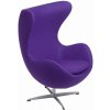 Nábytek PEGAS Křeslo Vejce fialový kašmír 4 Premium Nábytek PEGAS Křeslo Vejce fialový kašmír 4 Premium