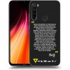 Picasee silikónový čierny obal pre Xiaomi Redmi Note 8T - Kazma - BUĎTE TROCHU YESMANI Picasee silikónový čierny obal pre Xiaomi Redmi Note 8T - Kazma - BUĎTE TROCHU YESMANI