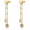 S'Agapõ Dlhé pozlátené náušnice s príveskami Aurora SAR71 S'Agapõ Dlhé pozlátené náušnice s príveskami Aurora SAR71
