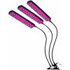 Verk 12353 LED lampa na pestovanie rastlín 24 LED 3 panely Verk 12353 LED lampa na pestovanie rastlín 24 LED 3 panely