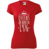 Queens are born in 1976 - Dámske Fantasy športové (dresovina) - S ( Červená ) Queens are born in 1976 - Dámske Fantasy športové (dresovina) - S ( Červená )