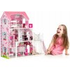 Drevený domček pre bábiky s výťahom xxl šmykľavka