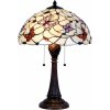 Clayre & Eef Stolná lampa Tiffany Butterfly Garden - Ø 41 * 60 cm 2x E27 / Max 60W - Clayre & Eef Clayre & Eef Stolná lampa Tiffany Butterfly Garden - Ø 41 * 60 cm 2x E27 / Max 60W - Clayre & Eef