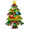 Kruzzel 26548 Vianočný stromček z plsti s ozdobami a LED svetlami, 100 cm Kruzzel 26548 Vianočný stromček z plsti s ozdobami a LED svetlami, 100 cm