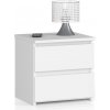 Nočný stolík CL2 2SZ CLP biely Nočný stolík CL2 2SZ CLP biely