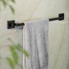 WENKO WENKO Držiak na uteráky Vacuum-Loc® Quadro, čierny WENKO WENKO Držiak na uteráky Vacuum-Loc® Quadro, čierny