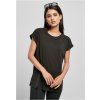 Women's modal T-shirt with extended shoulder black čierna 4XL Urban Classics 4053838772966 Women's modal T-shirt with extended shoulder black čierna 4XL Urban Classics 4053838772966