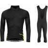 Force SPIKE čierno-fluo cyklodres - dlhý rukáv + Force MAZE čierne cyklokalhoty - M Force SPIKE čierno-fluo cyklodres - dlhý rukáv + Force MAZE čierne cyklokalhoty - M