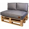 Golden Garden Paletové sedenie GG79 - podsedák a vankúš 120cm x 80cm x 15cm penový granulát sivá 1 Golden Garden Paletové sedenie GG79 - podsedák a vankúš 120cm x 80cm x 15cm penový granulát sivá 1