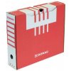 Archívny box DONAU 80mm červený Archívny box DONAU 80mm červený