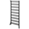 Elektrický kúpeľňový radiátor Sapho 0 W 55 x 143 mm čierny Elektrický kúpeľňový radiátor Sapho 0 W 55 x 143 mm čierny