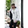 86622 Dewberry Hooded Mens Seasonal Jacket-BEIGE šedá L dewberry 2465430657190 86622 Dewberry Hooded Mens Seasonal Jacket-BEIGE šedá L dewberry 2465430657190