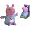 Simba Peppa Pig 2v1 plyšový zaspávač hrajúci modrý Simba Peppa Pig 2v1 plyšový zaspávač hrajúci modrý