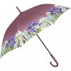 Perletti dámsky automatický dáždnik Time Flowers 26490 fialový