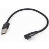 Gembird CC-USB2-AMLML-0.2M ligtning / USB 2.0, 0,2m, černý Gembird CC-USB2-AMLML-0.2M ligtning / USB 2.0, 0,2m, černý
