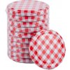 Viečko na zaváranie KÁRO ČERVENÉ TO 82 RTS PACK balenie 10 ks (paster do 105 ° C) | Zavarovacisklo.cz Počet kusov v balenie: 800 Viečko na zaváranie KÁRO ČERVENÉ TO 82 RTS PACK balenie 10 ks (paster do 105 ° C) | Zavarovacisklo.cz Počet kusov v balenie: 800