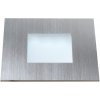 KapegoLED 686940 Zápustné LED svietidlo, 12V DC, 0.6W, 30lm, 4500K, IP20, 70x70x6.5mm, brúsený hliník KapegoLED 686940 Zápustné LED svietidlo, 12V DC, 0.6W, 30lm, 4500K, IP20, 70x70x6.5mm, brúsený hliník