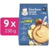 GERBER Cereal mliečna kaša Dobrú noc ovocná 9× 230 g GERBER Cereal mliečna kaša Dobrú noc ovocná 9× 230 g