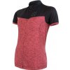 Sensor Cyklo Motion Ružová/čierna dámsky cyklistický dres - M Sensor Cyklo Motion Ružová/čierna dámsky cyklistický dres - M