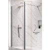 BESCO Bočný otočný panel LAGOS CHROM NEW Pevná stena - 30 cm, Výplň - Číre bezpečnostné sklo - 8 mm BCLAGO2OPCC BESCO Bočný otočný panel LAGOS CHROM NEW Pevná stena - 30 cm, Výplň - Číre bezpečnostné sklo - 8 mm BCLAGO2OPCC