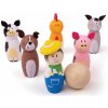 Bigjigs Toys Drevené kolky farma Bigjigs Toys Drevené kolky farma