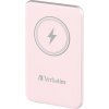 Verbatim magnetická bezdrátová powerbanka Charge 'n' Go, 5000mAh, růžová Verbatim magnetická bezdrátová powerbanka Charge 'n' Go, 5000mAh, růžová