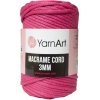 Špagát Macrame Cord 3 MM Sýto ružová 771 Špagát Macrame Cord 3 MM Sýto ružová 771