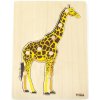 VIGA Montessori puzzle s úchytmi Žirafa VIGA Montessori puzzle s úchytmi Žirafa