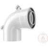 Bosch koleno 87° s kontrolným otvorom Ø 60/100 mm Bosch koleno 87° s kontrolným otvorom Ø 60/100 mm