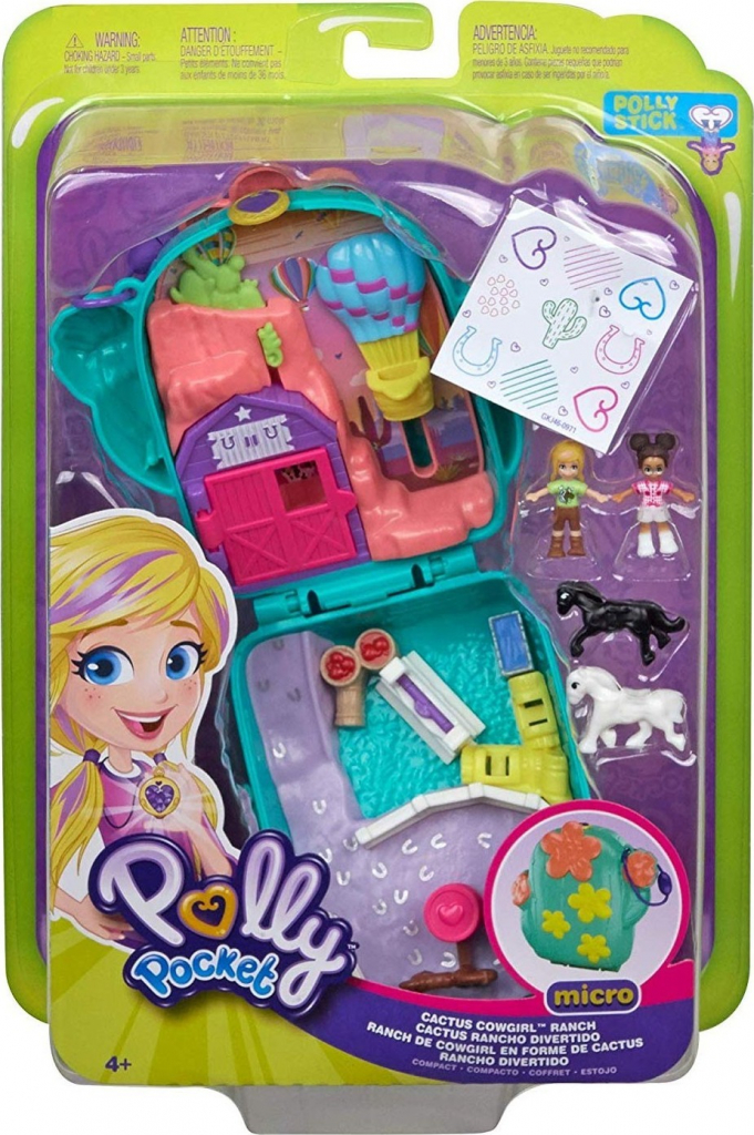 MATTEL Polly Pocket pidi svet do vrecka kaktus ranč