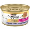 GOURMET GOLD JUNIOR 85g Paštéta pre mačiatka s teľacím mäsom GOURMET GOLD JUNIOR 85g Paštéta pre mačiatka s teľacím mäsom