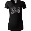 Športová motorka - Dámske tričko z organickej bavlny Origin (GOTS) - L ( Čierna ) Športová motorka - Dámske tričko z organickej bavlny Origin (GOTS) - L ( Čierna )
