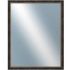 DANTIK - Zrkadlo v rámu, rozmer s rámom 80x100 cm z lišty CARRARA hnedočierna (2948) DANTIK - Zrkadlo v rámu, rozmer s rámom 80x100 cm z lišty CARRARA hnedočierna (2948)