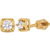 iBrill Dámske náušnice s krištálom zo žltého zlata 12077 iBrill Dámske náušnice s krištálom zo žltého zlata 12077
