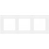 Rámček 3-násobný Nature matné sklo/biela SIMON55 (Simon) Rámček 3-násobný Nature matné sklo/biela SIMON55 (Simon)