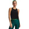 Dámske tielko Under Armour Tech Sport Mesh Crop Tank Black/White L Dámske tielko Under Armour Tech Sport Mesh Crop Tank Black/White L