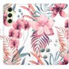 iSaprio flip Pink Flowers 02 Samsung Galaxy A54 5G