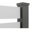 Covernit Plotový hliníkový stĺpik S prírubou 76 x 76 x 1000 mm Covernit Plotový hliníkový stĺpik S prírubou 76 x 76 x 1000 mm
