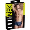 NEK - pánske boxerky - čierne, šnurovanie, sieťovina - modrá NEK - pánske boxerky - čierne, šnurovanie, sieťovina - modrá