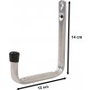 Domax HPU 120 Hák jednoduchý U 140 x 120 x 55 mm