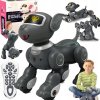 Roztomilý inteligentný robotický psík - programovateľná interaktívna hračka na diaľkové ovládanie, ružový Roztomilý inteligentný robotický psík - programovateľná interaktívna hračka na diaľkové ovládanie, ružový
