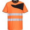 Portwest PW213 Reflexné tričko PW2 Reflexná oranžová-čierna S