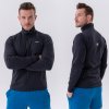 Nebbia Športová na zips s bočnými vreckami Control 332 BLACK Nebbia Športová na zips s bočnými vreckami Control 332 BLACK