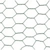Chovateľské šesťhranné pletivo zelené (PVC), oko 13 mm, výška 100 cm, rolka 25 m Chovateľské šesťhranné pletivo zelené (PVC), oko 13 mm, výška 100 cm, rolka 25 m