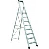 Elkop Stavebné hliníkový rebrík s plošinou 8 priečok Elkop Stavebné hliníkový rebrík s plošinou 8 priečok