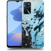 Picasee silikónový čierny obal pre OPPO A16 - Organic blue Picasee silikónový čierny obal pre OPPO A16 - Organic blue