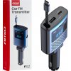 AMiO - FM transmitter 1×USB-A 1×USB-C 12/24V 04656 AMiO - FM transmitter 1×USB-A 1×USB-C 12/24V 04656