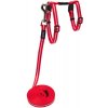 Rogz Alley Cat postroj s vodítkom pre mačky červený veľ. S Rogz Alley Cat postroj s vodítkom pre mačky červený veľ. S