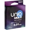 Uniq Multi Unisex No Latex 0.01mm 3 pack